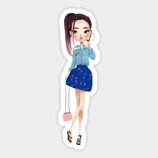 Casual Fashion 2 Sticker